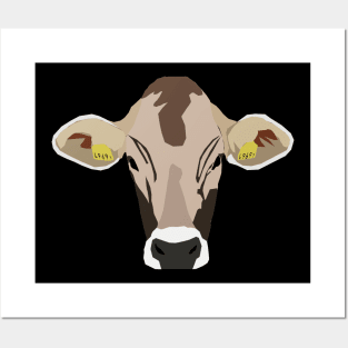 The Alpine Cow Vector Posters and Art